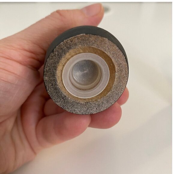 Vintage 1960s Black Wooden Dog Salt & Pepper Shakers – Side‑Magnetic – MCM - Picture 10 of 11